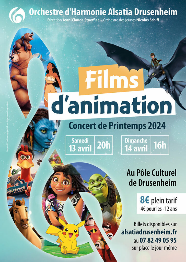 Concert Films d'Animation harmonie Alsatia Drusenheim orchestre live